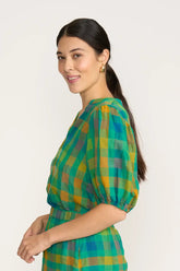 Foil Checkmate Top Green Check -Style cfo8339
